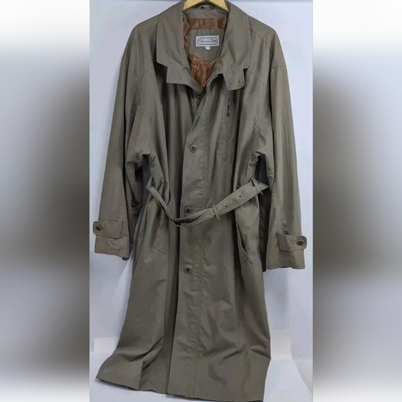 Vintage Oscar De La Renta Trench Coat, Size XL - Picture 8 of 11